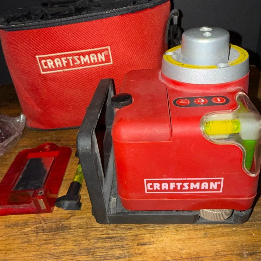 Craftsman 360-degree rotating level system w/ LaserTrac (Model 320.48249) WORKS